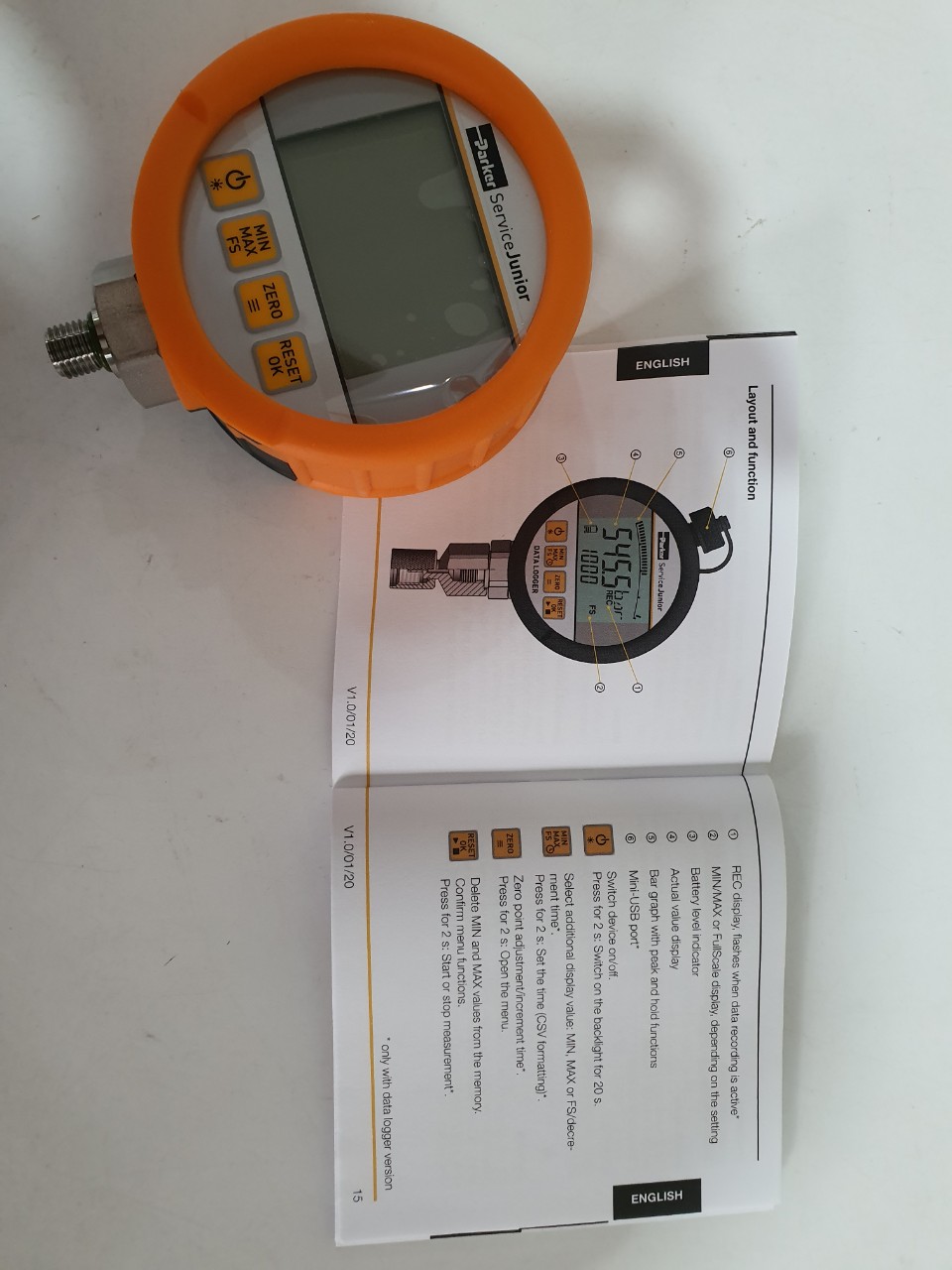 SCJR-5800-02 sensor gauge