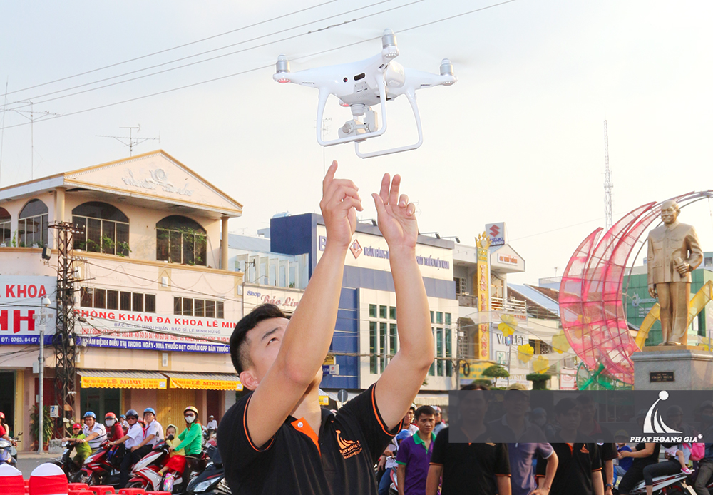 Flyingcam trong tổ chức sự kiện