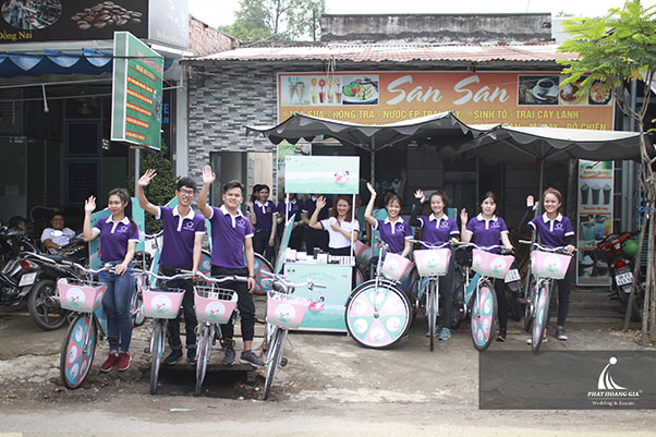 Diễu hành Roadshow quảng bá mỹ phẩm Sala tại Biên Hòa