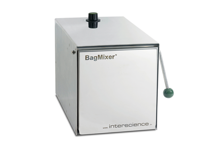 Máy dập mẫu thể tích 50 - 400ml cửa kính Model: BagMixer 400 W