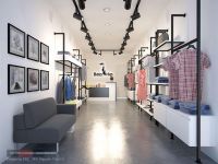 Thiết kế, thi công nội thất trọn gói shop quần áo tại Vinh, Nghệ An
