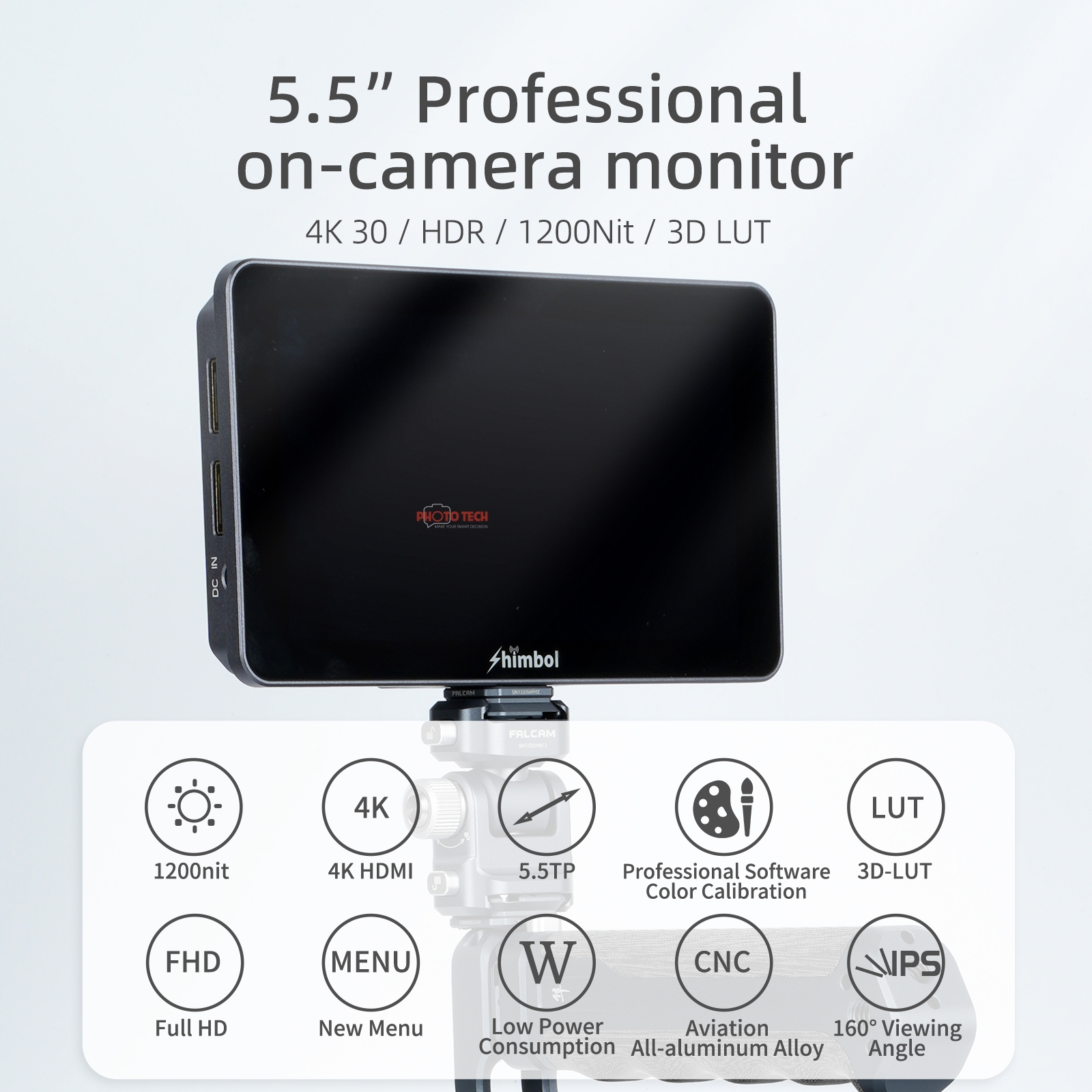 SHIMBOL M5  5.5" Professionalon-camera monitor
