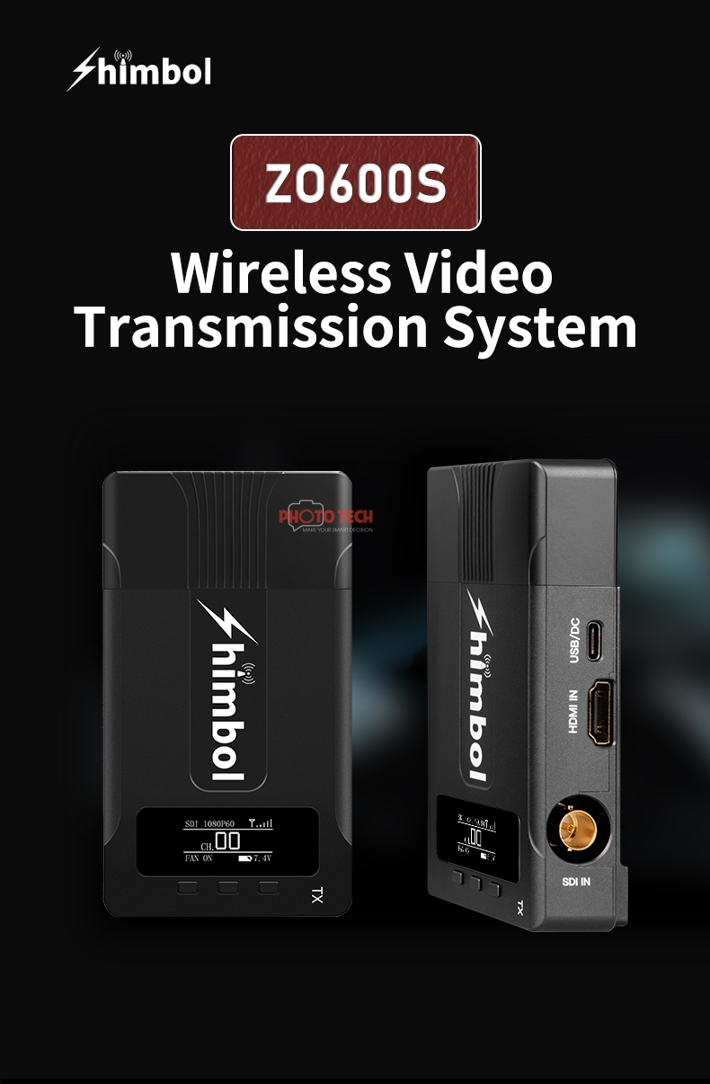 ZO600S - Wireless Video Transmission System