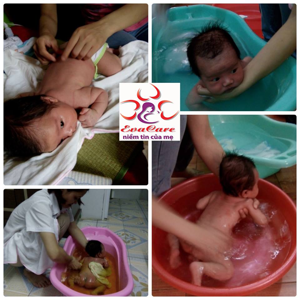 Dịch vụ tắm cho bé sơ sinh tại nhà