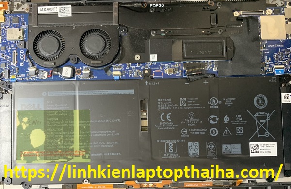 pin laptop Dell XPS 13 9305