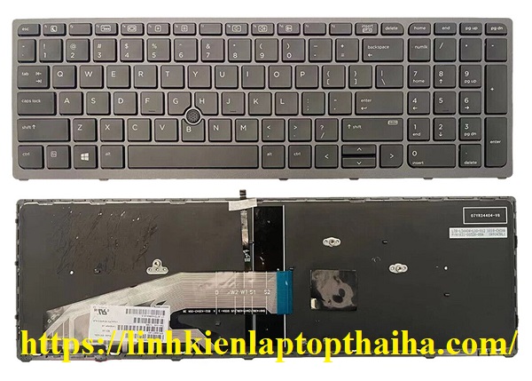 bàn phím laptop HP Zbook 17 G3
