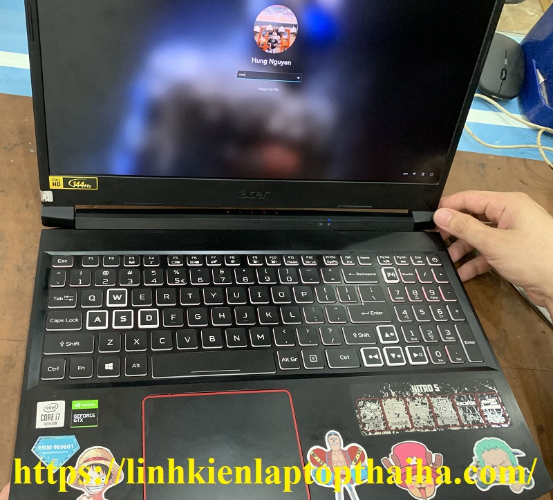 Hướng dẫn thay bàn phím laptop Acer Nitro 5 2020 AN515-55