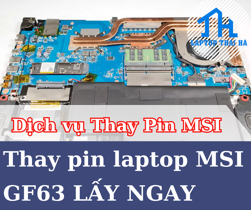 thay pin laptop MSI GF63