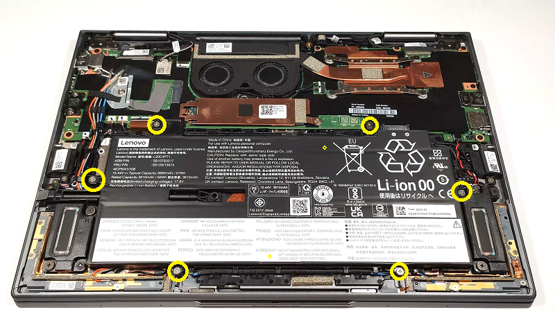 Hướng dẫn thay pin laptop Lenovo ThinkPad X1 Yoga Gen 8