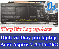 Dịch vụ Thay Pin Laptop Acer Aspire 7 A715-76G