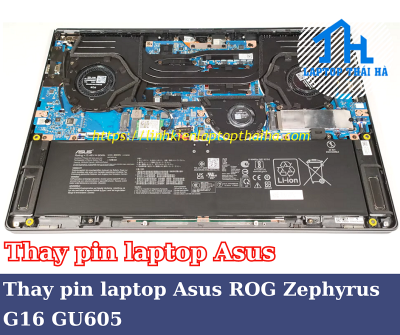 Thay pin laptop Asus ROG Zephyrus G16 GU605