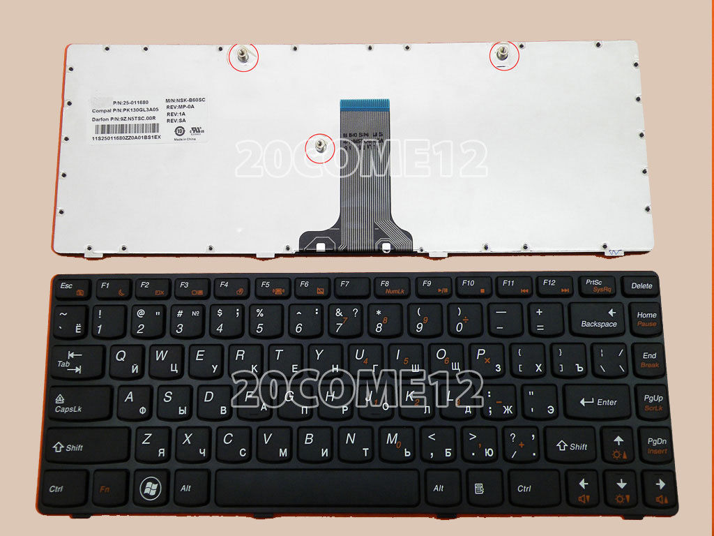 Bàn Phím laptop Lenovo G480 G480A G485 G485A