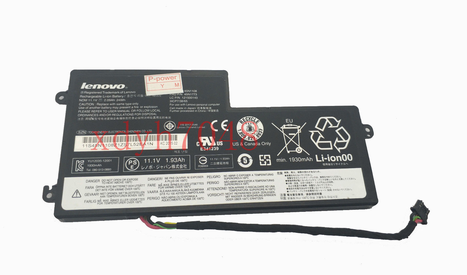 Thay pin laptop Lenovo Thinkpad X240s X250 X260 X270 T440S T440p T450S T460 pin trong