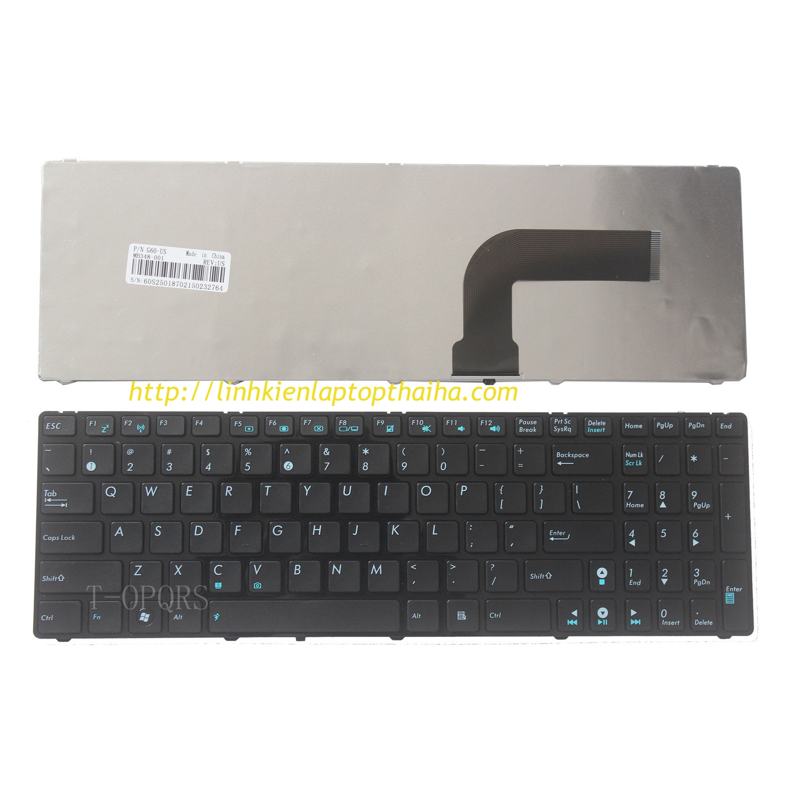 Thay Bàn phím laptop Asus X52F X52J X52D X52N X52S X52B X52 Series