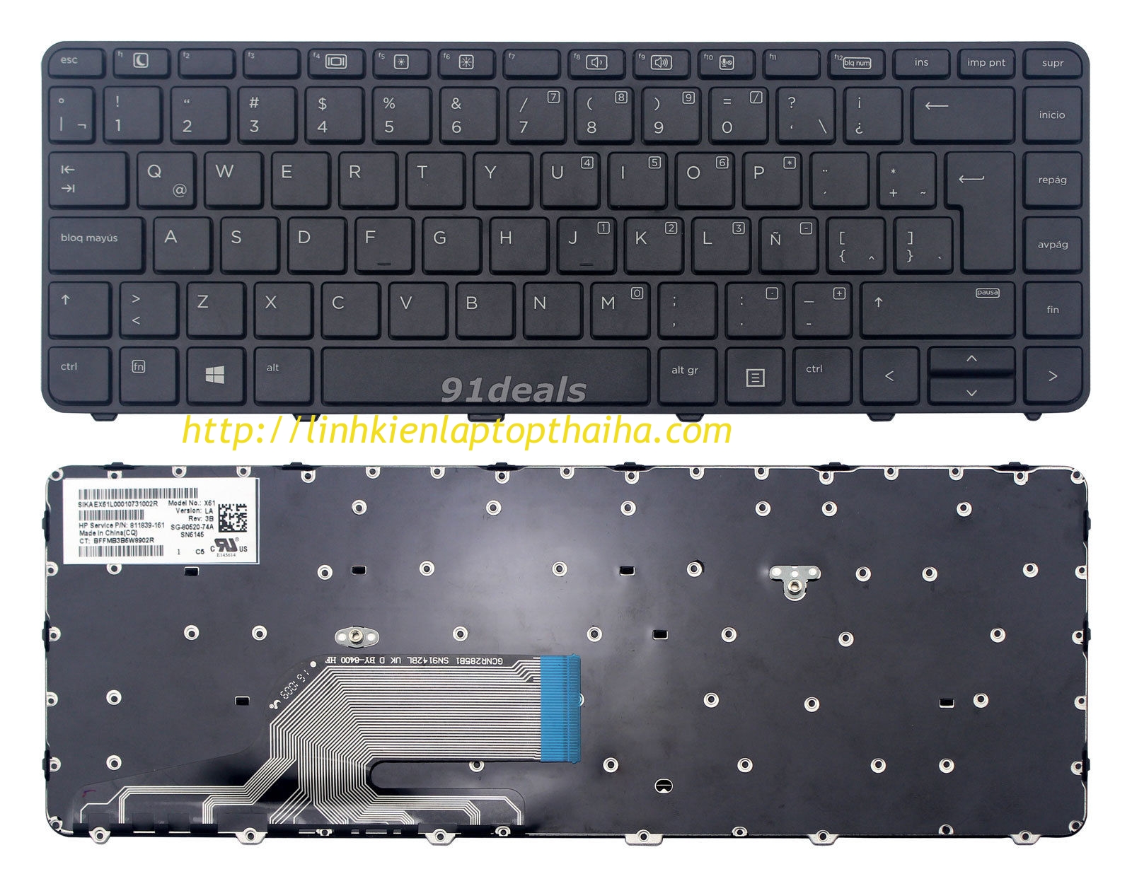 Thay Bàn phím laptop HP ProBook 440 G3, 440 G4