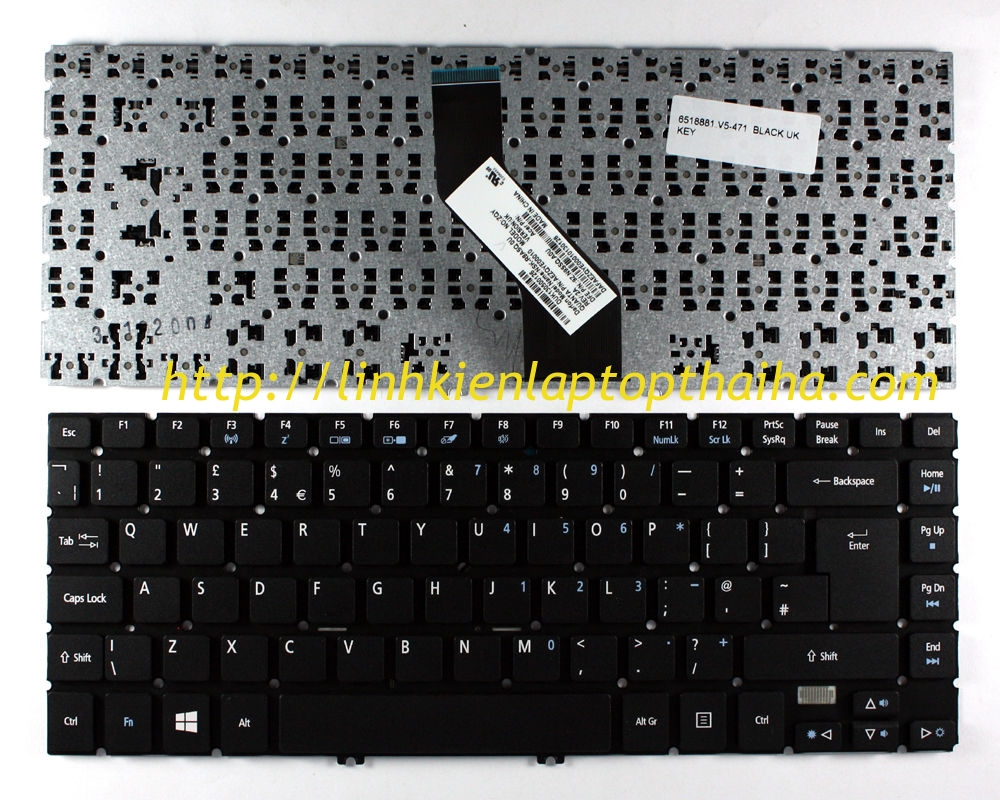Thay Bàn phím laptop Acer Aspire V5-473 V5-473G V5-473P V5-473PG