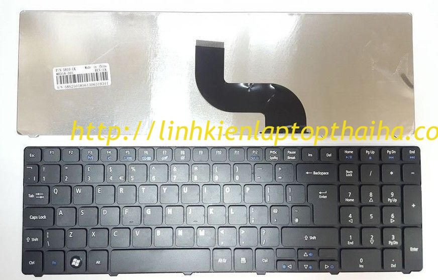 Thay Bàn phím laptop Acer Aspire 5820T 5820G 5820TG 5820TZ 5820TZG 5820