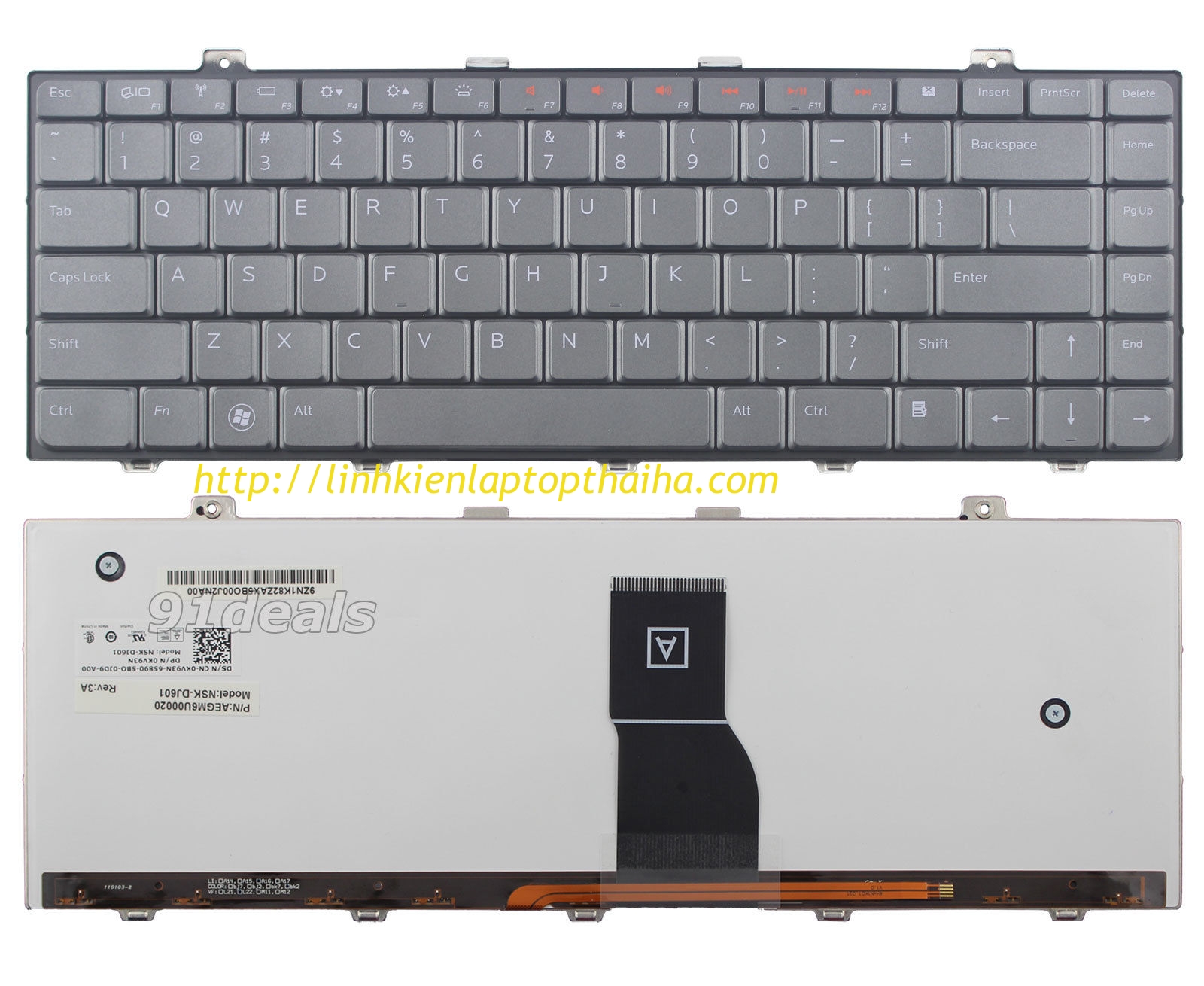 Thay bàn phím laptop Dell XPS 14 L401x XPS 15 L501X