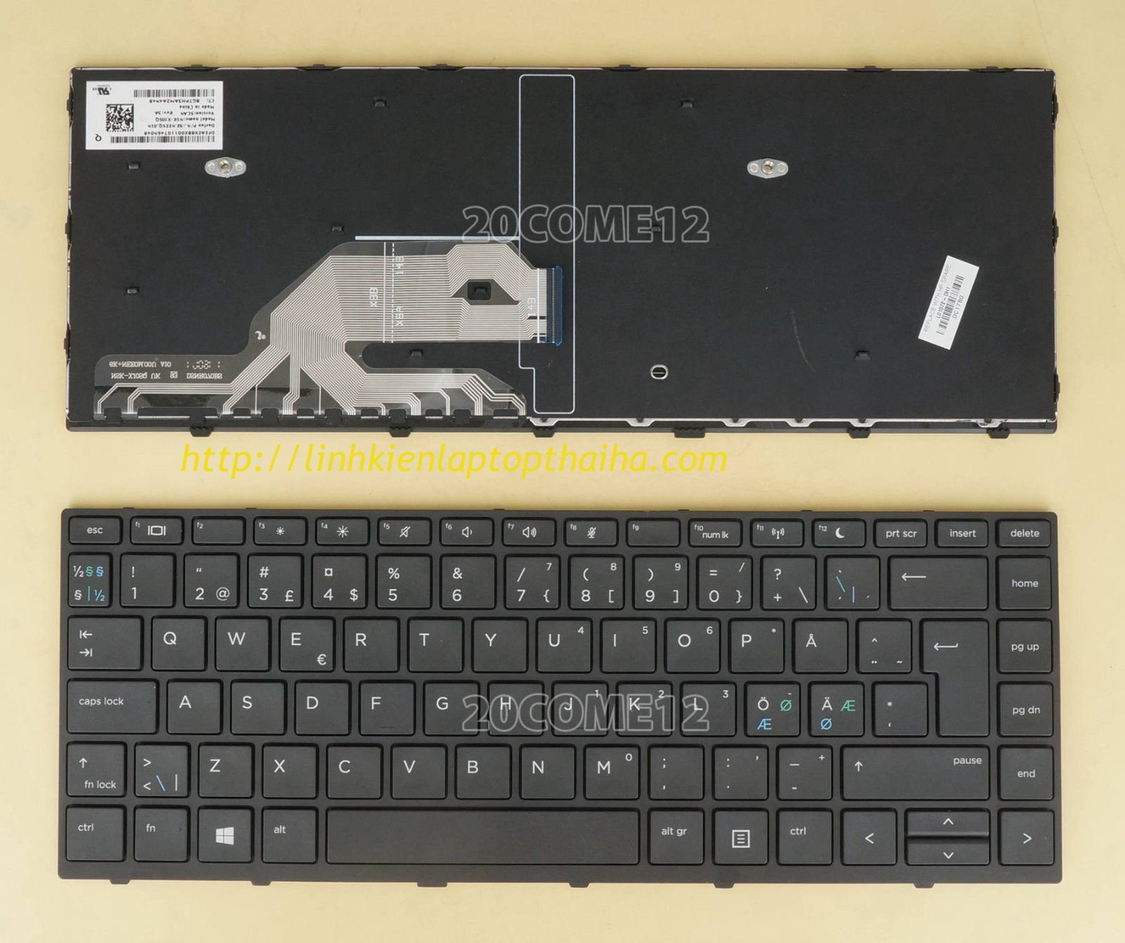 Bàn phím laptop HP Probook 430 G5 440 G5 445 G5