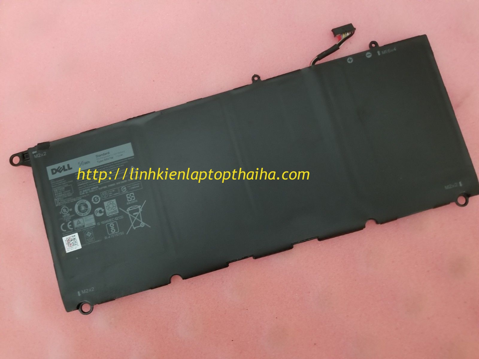 Pin Laptop Dell XPS 13 9350 9343 P54G, P54G001 ZIN 56Wh