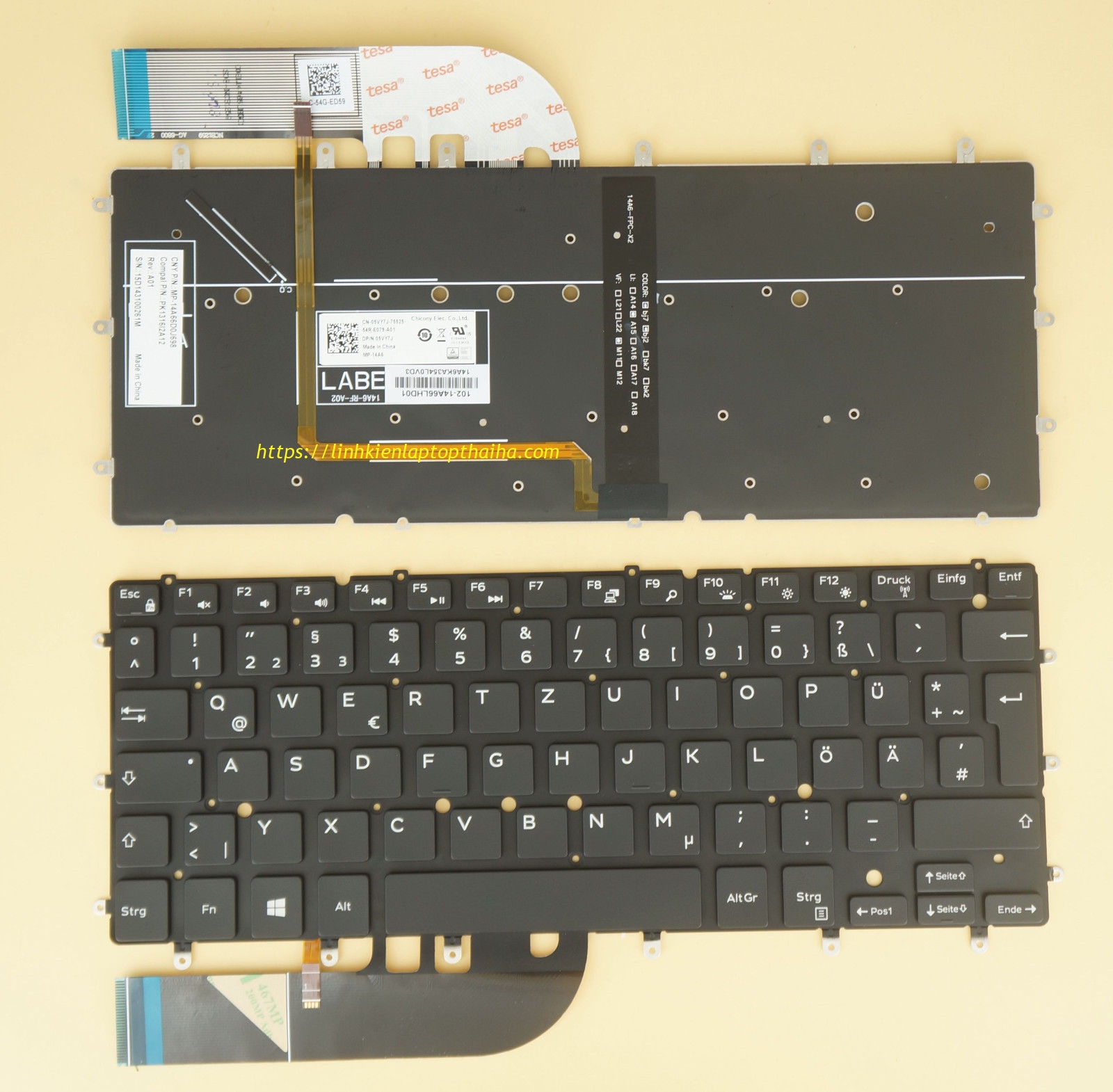 bàn phím laptop Dell XPS 13 9360