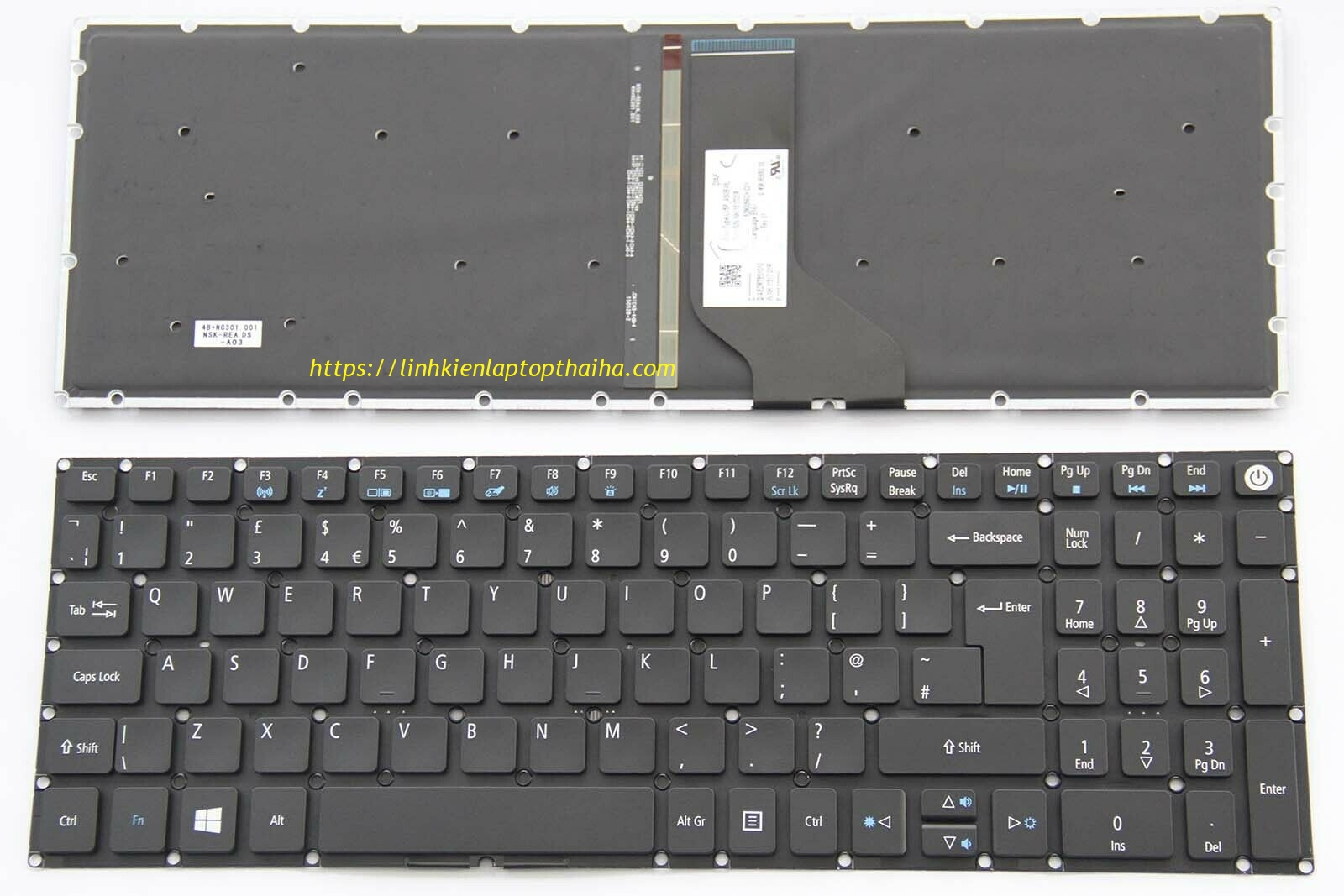 Bàn phím laptop Acer Aspire 5 A515-51 A515-51G