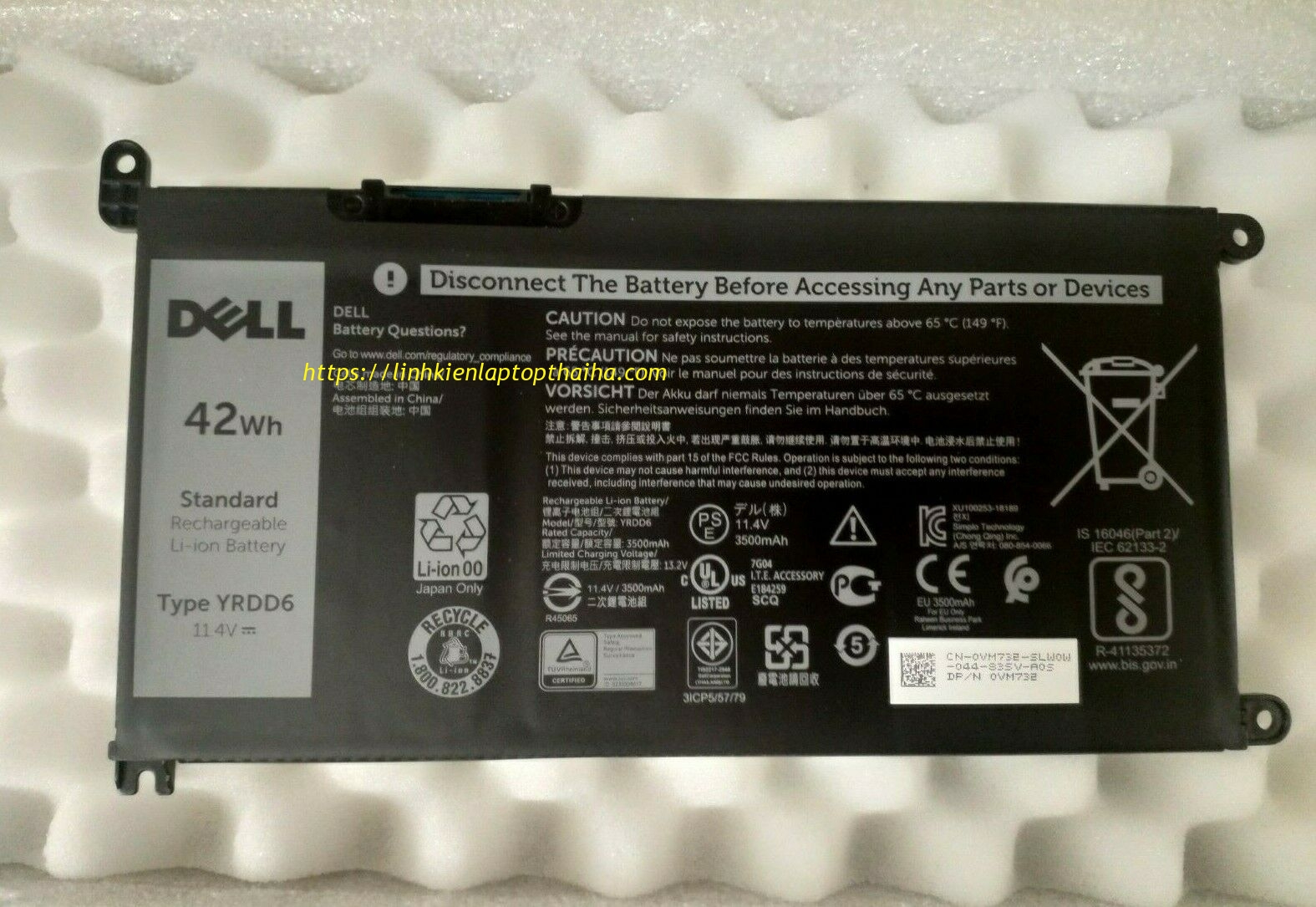 Pin laptop Dell Inspiron 3410