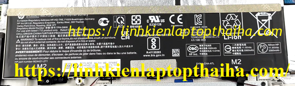 Pin laptop HP Pavilion x360 15-bk163dx