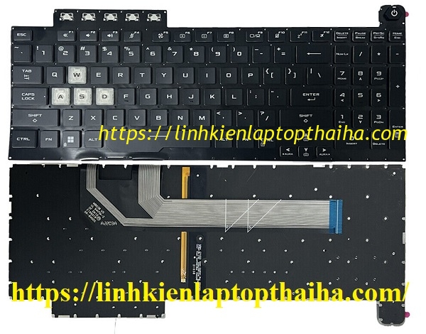 Bàn phím laptop Asus Gaming TUF FX517ZM-HN480W