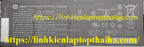 Pin laptop Envy X360 13 bd0530TU