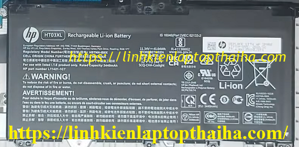 Pin laptop HP 14-dq2055WM