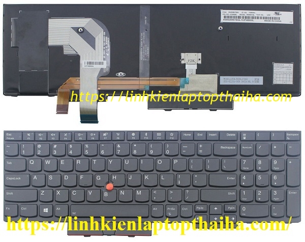 Bàn Phím Laptop Lenovo Thinkpad T580 