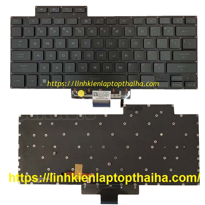 Bàn phím laptop Asus ROG Zephyrus G16 GU603VV