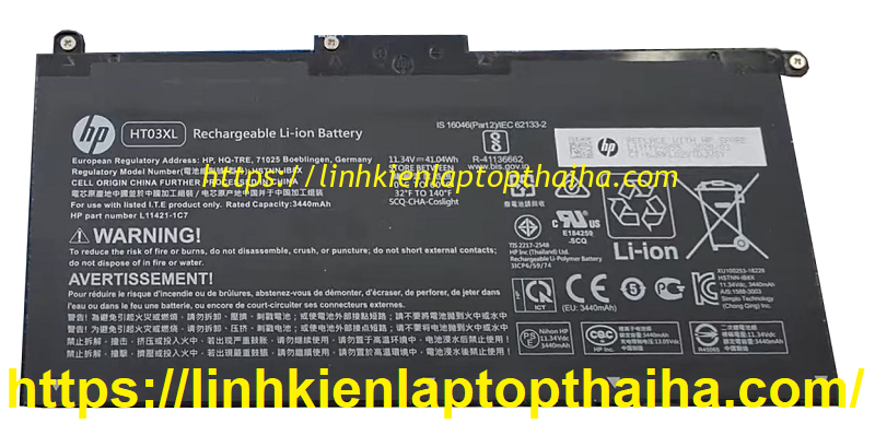 Pin laptop HP 14s-CR2005TU