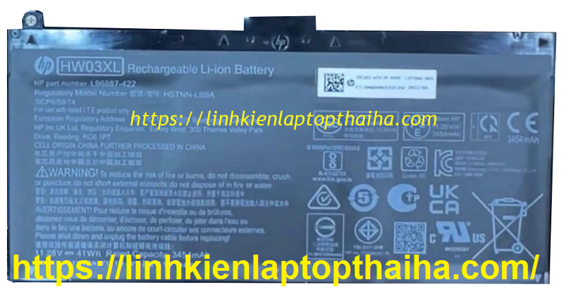 Pin Laptop HP 245 G9 R5 5625U