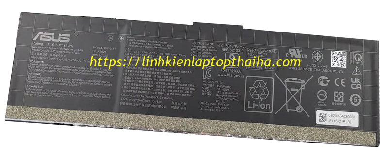 Pin Laptop Asus Zenbook 14X UM5401QA