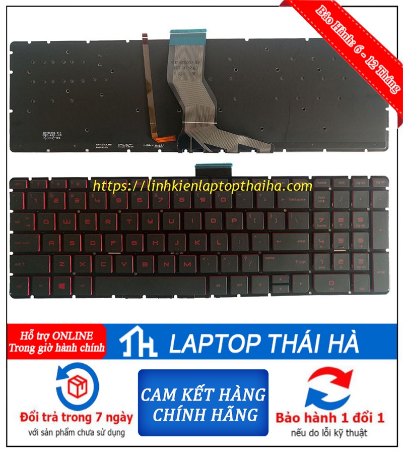 Bàn Phím laptop HP OMEN 15-ax201ng