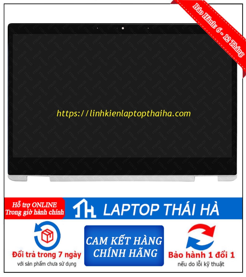 màn hình laptop HP Chromebook x360 12b-ca0002T
