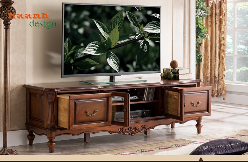 Kệ TiVi phong cách Châu Âu tân cổ điển 2024: Với thiết kế độc đáo, kiểu dáng tân cổ điển và chất liệu gỗ tự nhiên, chiếc kệ TiVi này sẽ mang lại vẻ đẹp sang trọng cho không gian sống của bạn. Kết hợp với các chi tiết trang trí tinh tế, chiếc kệ TiVi này sẽ là điểm nhấn hoàn hảo cho phòng khách của bạn.