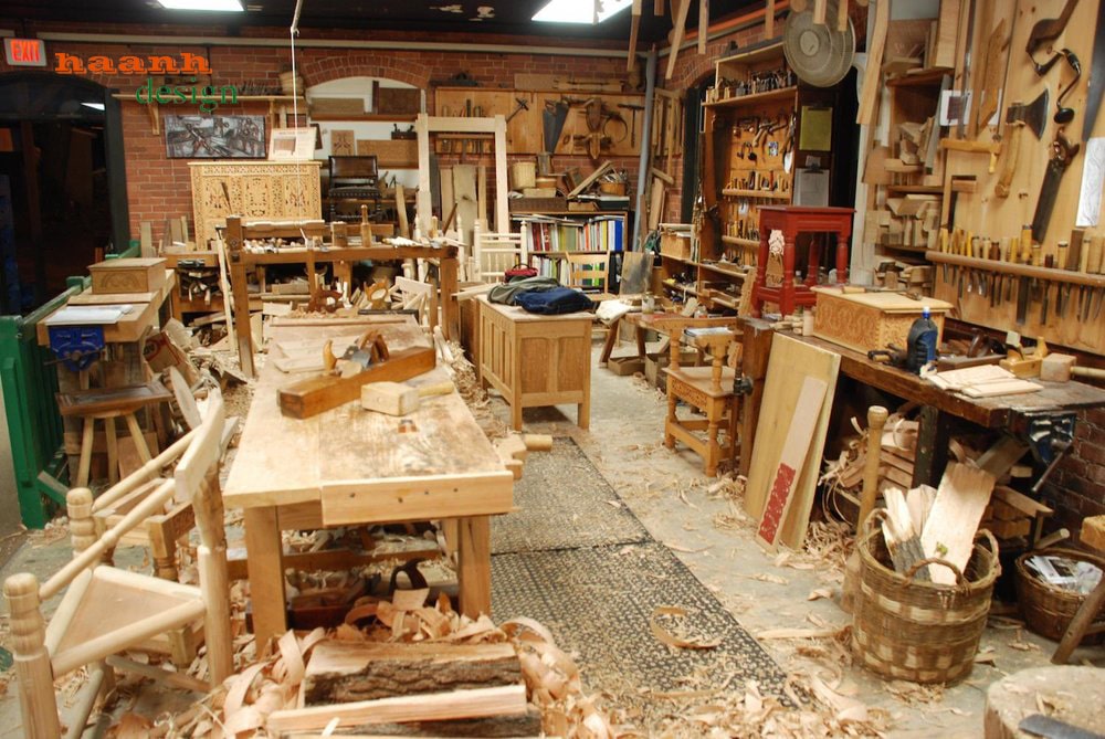 Xưởng sản xuất đồ gỗ trang trí nội ngoại thất cho các công trình 