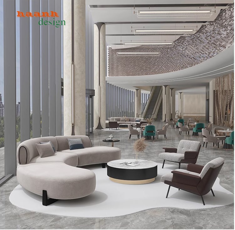 Sofa khách sạn phong cách hiện đại