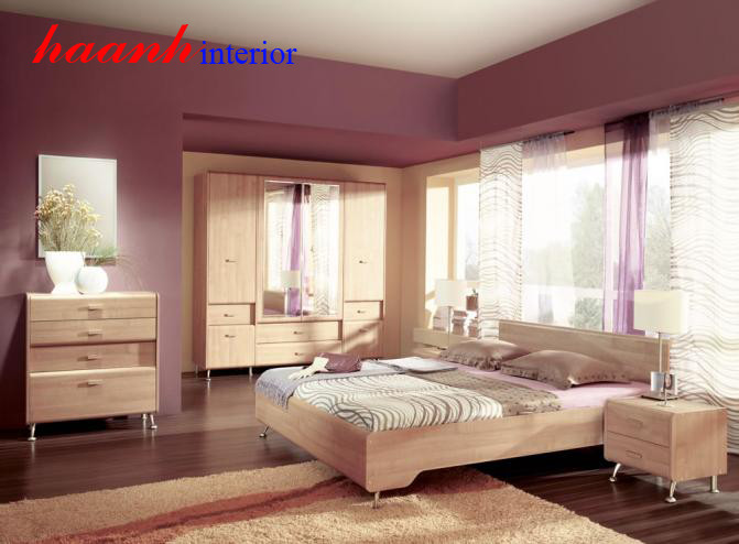 Bộ nội thất phòng ngủ gỗ công nghiệp BPN001