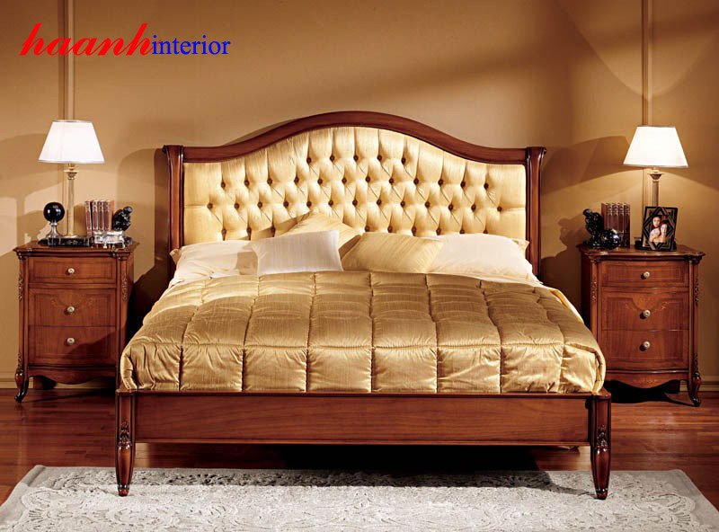 Giường ngủ gỗ cao cấp GNC003
