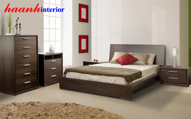 Giường ngủ gỗ công nghiệp GNH002