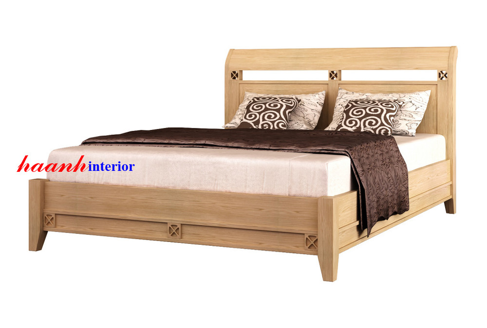 Giường ngủ gỗ sồi tự nhiên GNH008