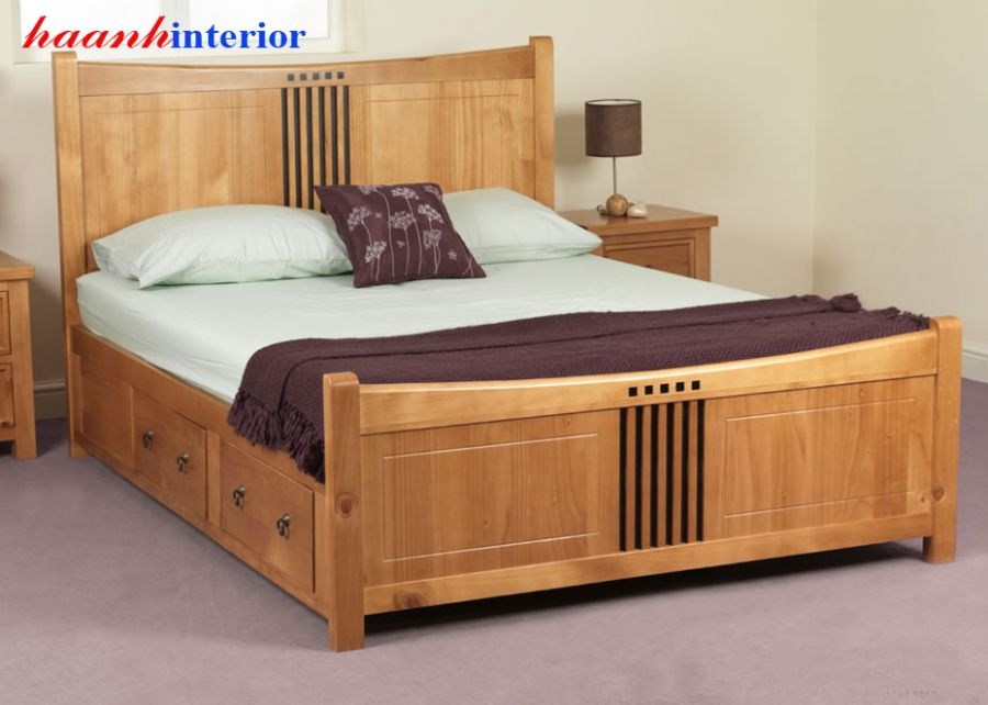 Giường ngủ gỗ GNH015