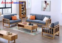 Sofa gỗ sồi tự nhiên SFG019