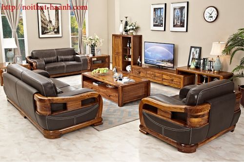 Sofa gỗ phòng khách chất lượng SFG025