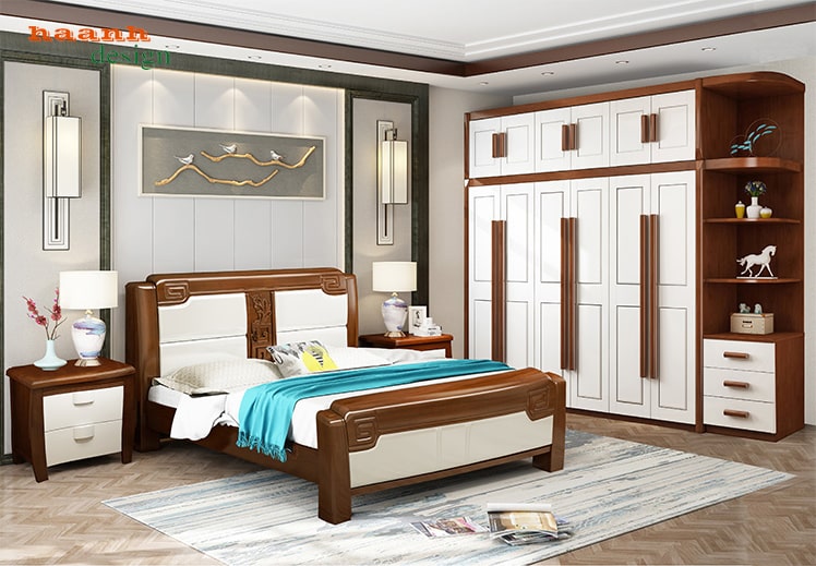 Nội thất phòng ngủ, bộ phòng ngủ gỗ hiện đại BPN 030