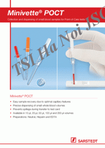 Ống lấy máu mao mạch 20µl Heparin /  EDTA
